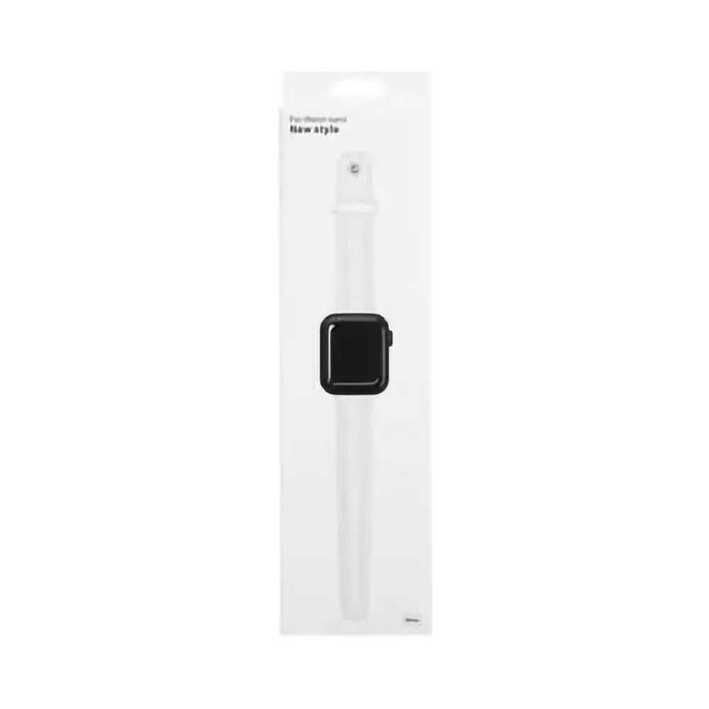Bracelet Sport Apple Watch 38/40mm Blanc (adaptable)