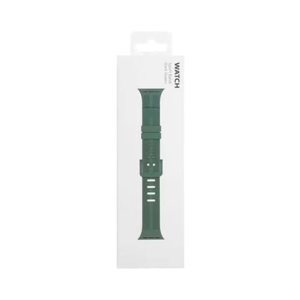 Bracelet Boucle Sport Apple Watch 38/40mm Vert Foncé (adaptable)