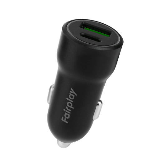 FAIRPLAY Chargeur Voiture 20W 2USB (A+C)