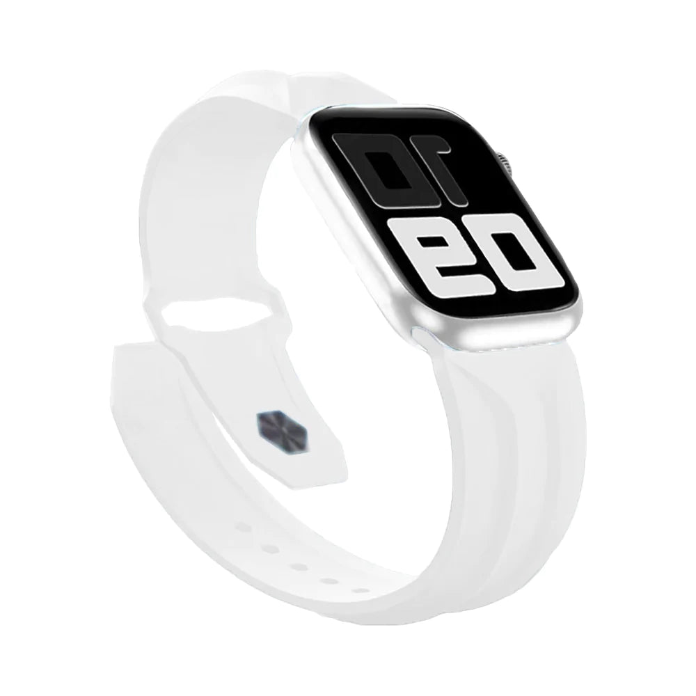 Bracelet Sport Apple Watch 38/40mm  Blanc (adaptable)