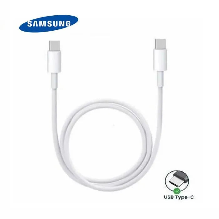 SAMSUNG Câble 25W USB-C vers USB-C 1m (Blanc)