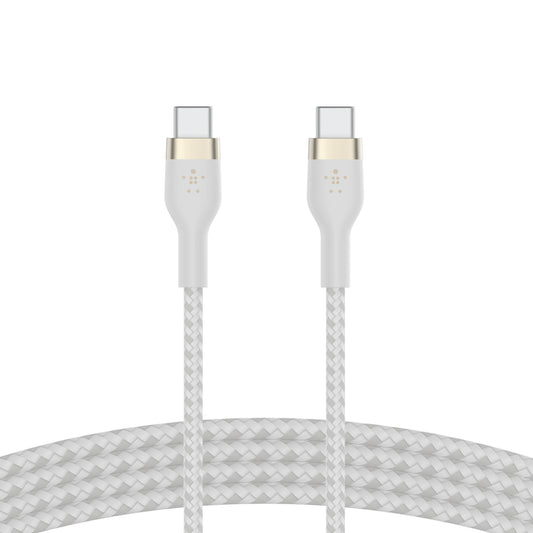 BELKIN Câble Silicone USB-C vers USB-C 1m (Blanc)
