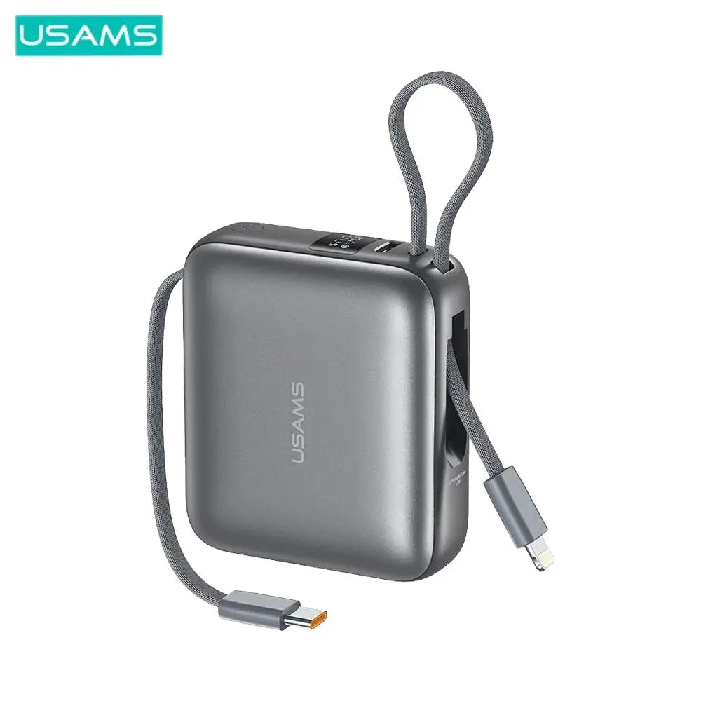 Batterie Externe Power Bank Usams CD240 PB78 20W 10000mAh Noir