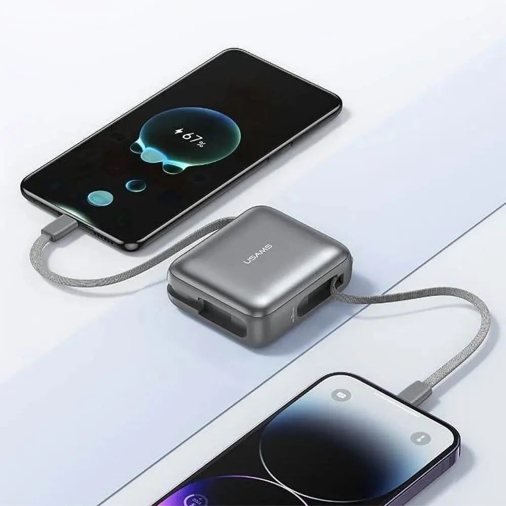 Batterie Externe Power Bank Usams CD240 PB78 20W 10000mAh Noir